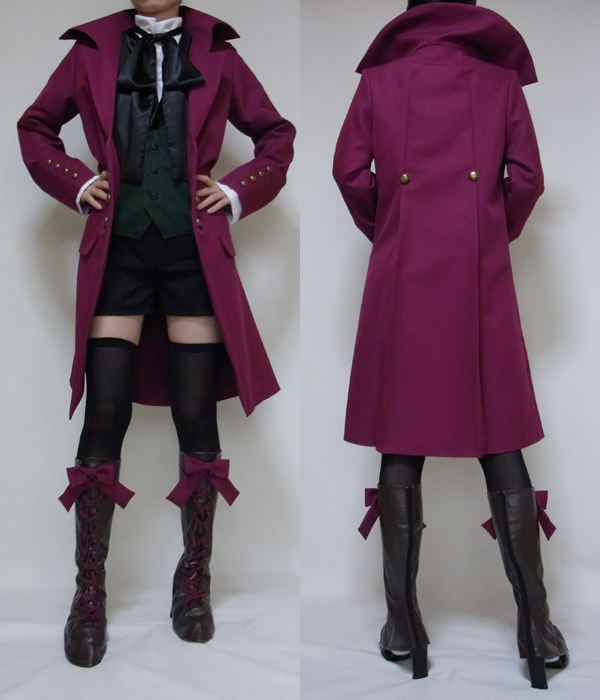 Tailor Collar Half Coat Sewing Patterns Cosplay Costumes how to make Free Where to buy