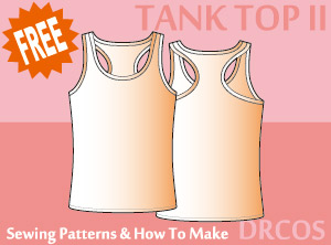Tanktop 2 Sewing Patterns Cosplay Costumes how to make Free Where to buy