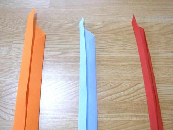 Finished bias tapes: 25mm, 18mm, 12mm widths