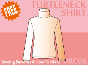 Turtleneck Sewing Patterns Cosplay Costumes how to make Free Where to buy