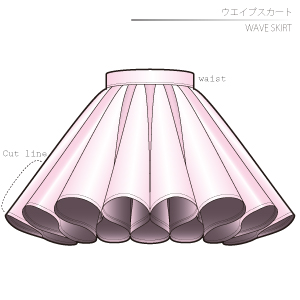 Wave Skirt Sewing Patterns Cosplay Costumes how to make Free Where to buy