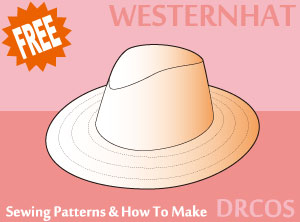 Westernhat sewing patterns Cosplay Costumes how to make Free Where to buy