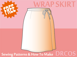 Wrap Skirt Sewing Patterns Cosplay Costumes how to make Free Where to buy